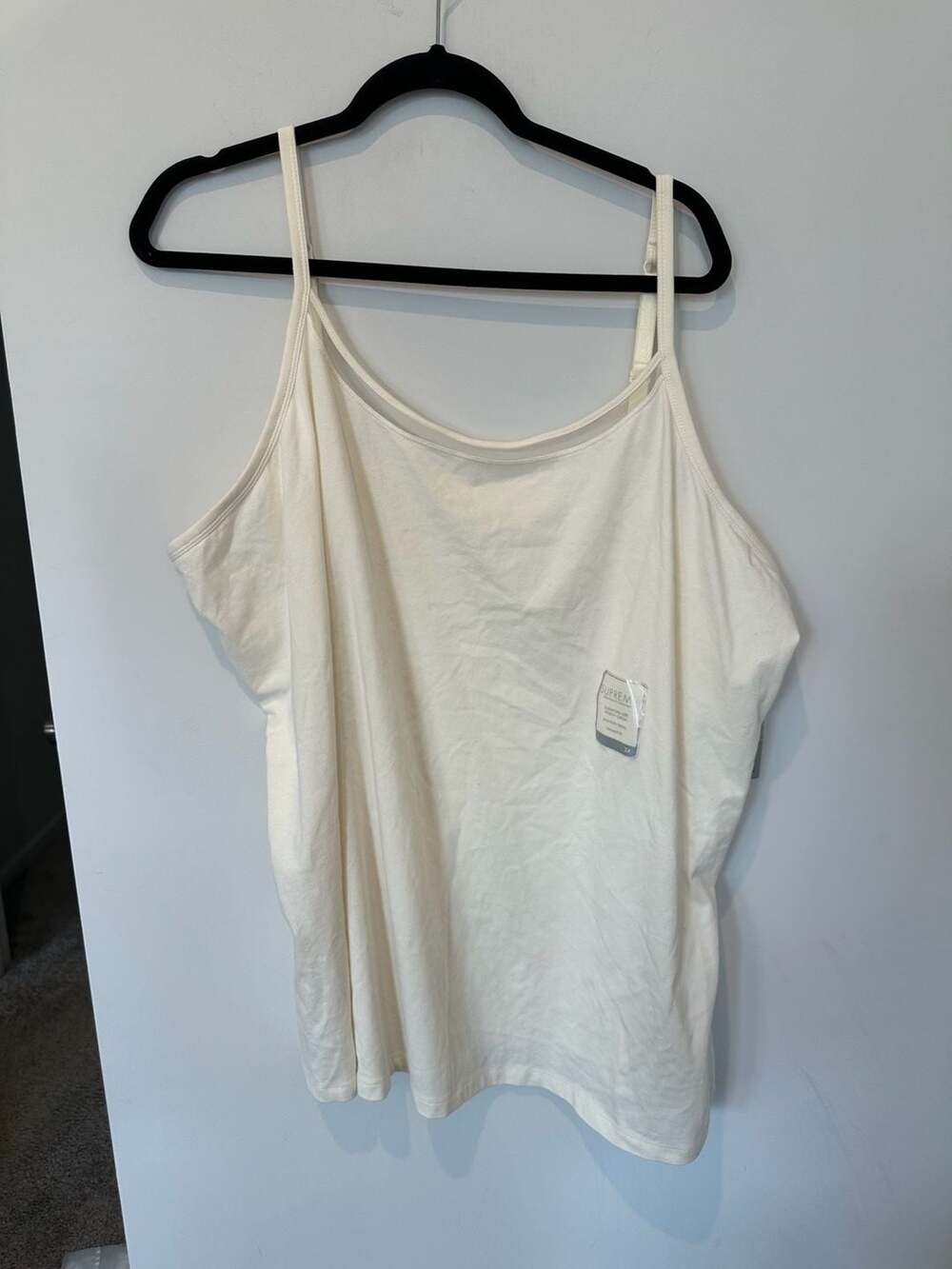 NWT Catherines Suprema Collection Tank Top Size 3X 26/28W Ivory CamisolE